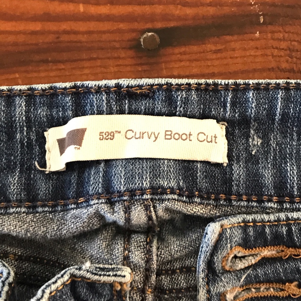 Levi's 529 Curvy Boot Cut Jeans - Deep Blue